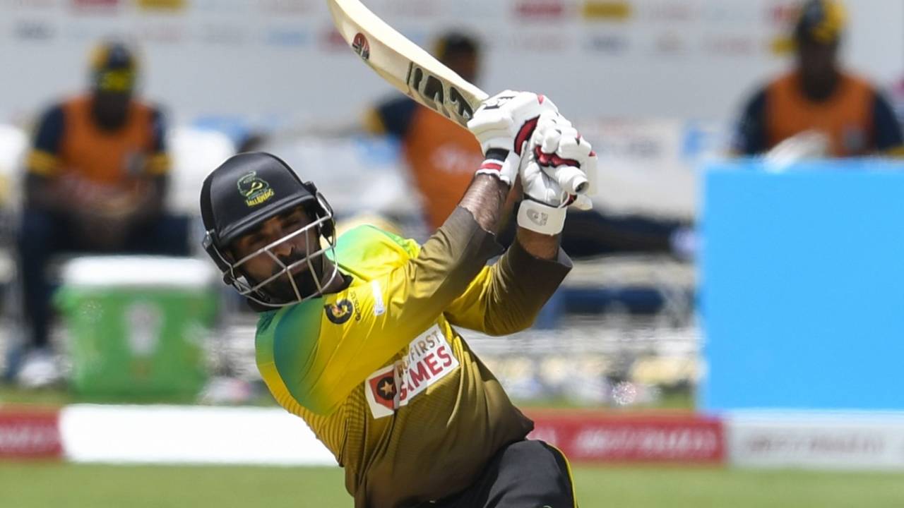 Asif Ali clubs one away on CPL debut, Jamaica Tallawahs v St Lucia Zouks, Trinidad, CPL 2020, August 19, 2020