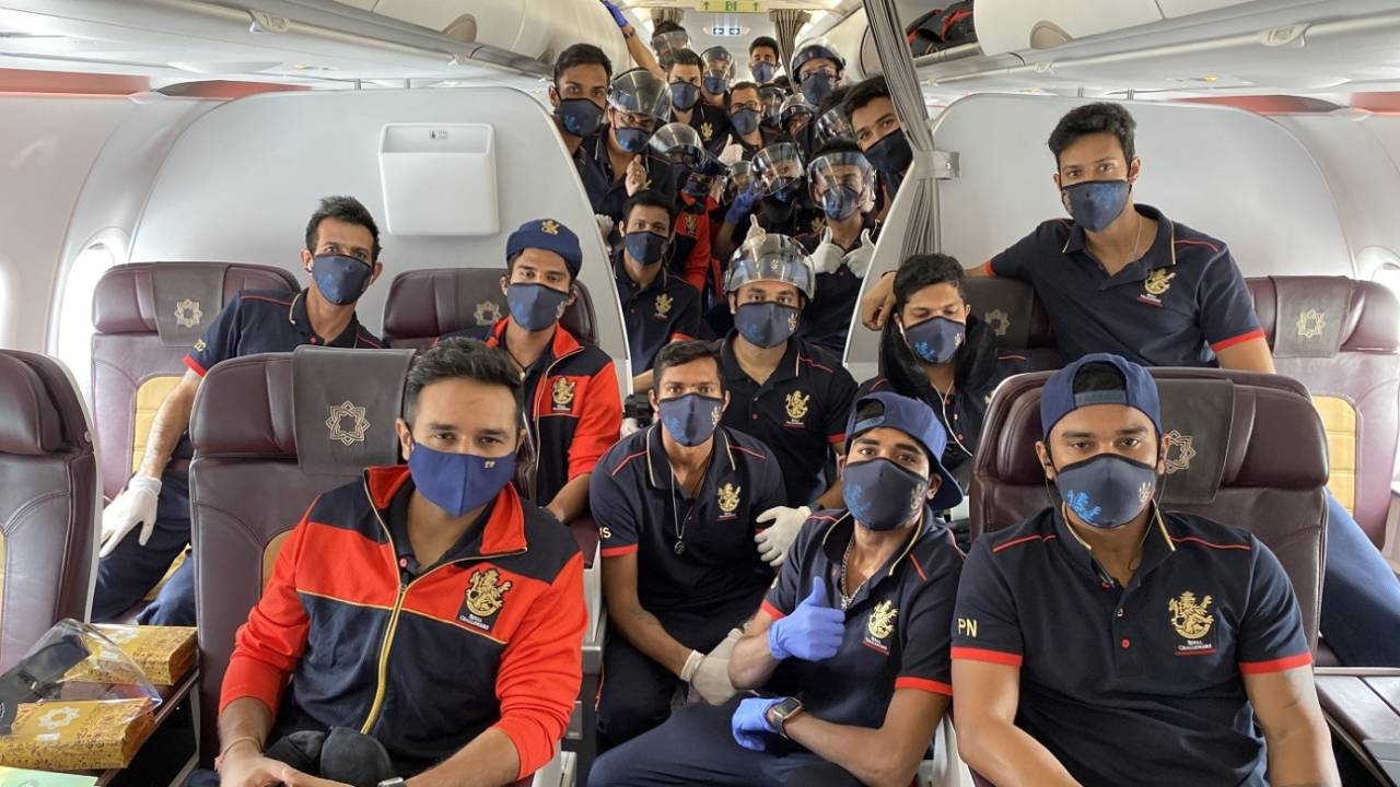 Royal Challengers Bangalore's Indian contingent reached Dubai on Friday, August 21, 2020