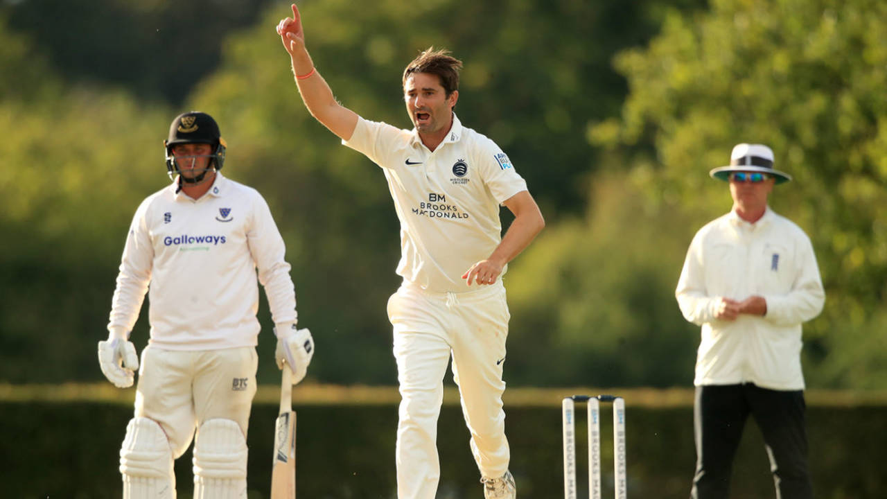 Tim Murtagh's three-wicket burst left Sussex reeling&nbsp;&nbsp;&bull;&nbsp;&nbsp;Getty Images