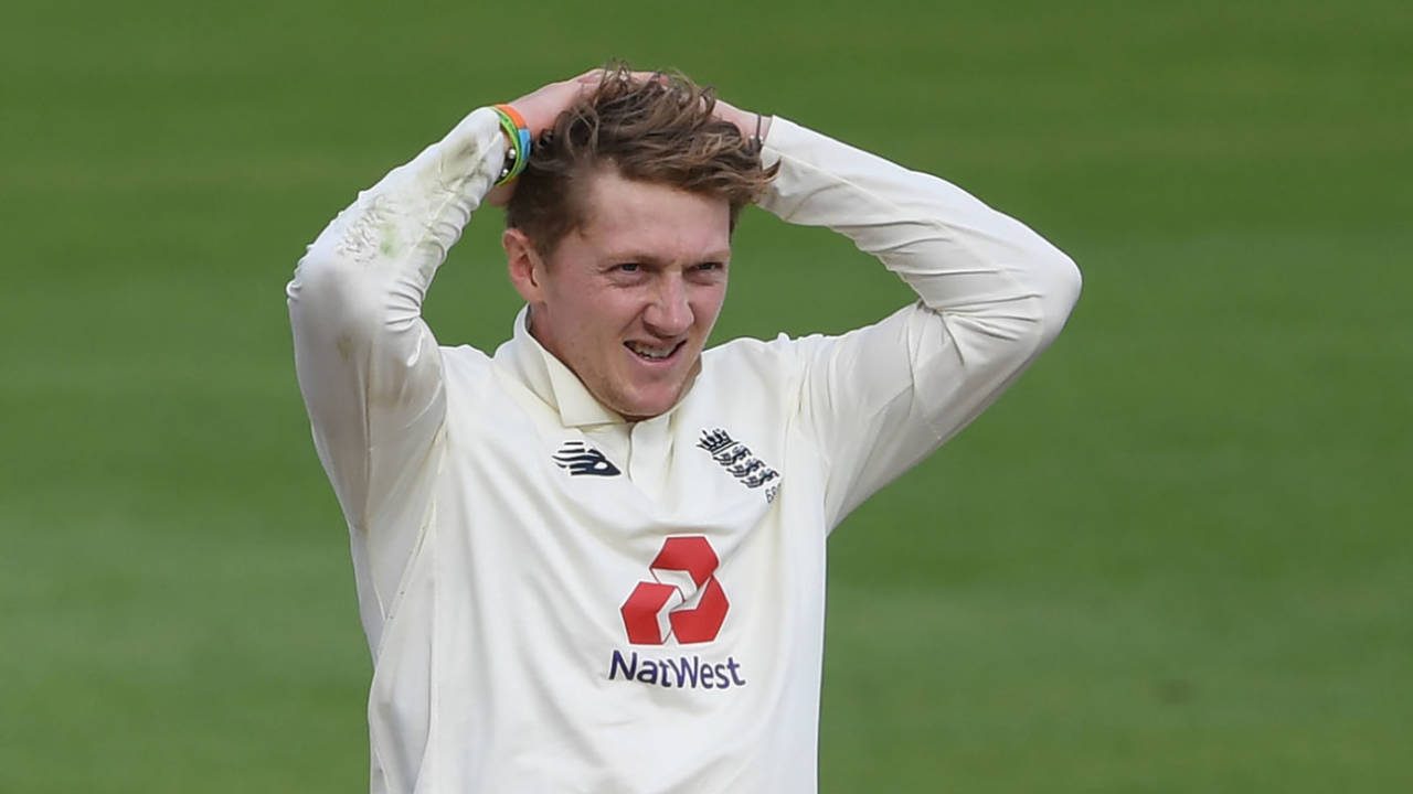 Dom Bess reacts in the field, England v Pakistan, 3rd Test, Southampton, 3rd day, August 23, 2020