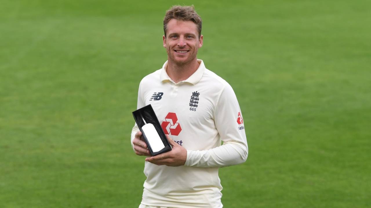 Jos Buttler was England's man of the series for his work with the bat and gloves, England v Pakistan, 3rd Test, Southampton, 5th day, August 25, 2020