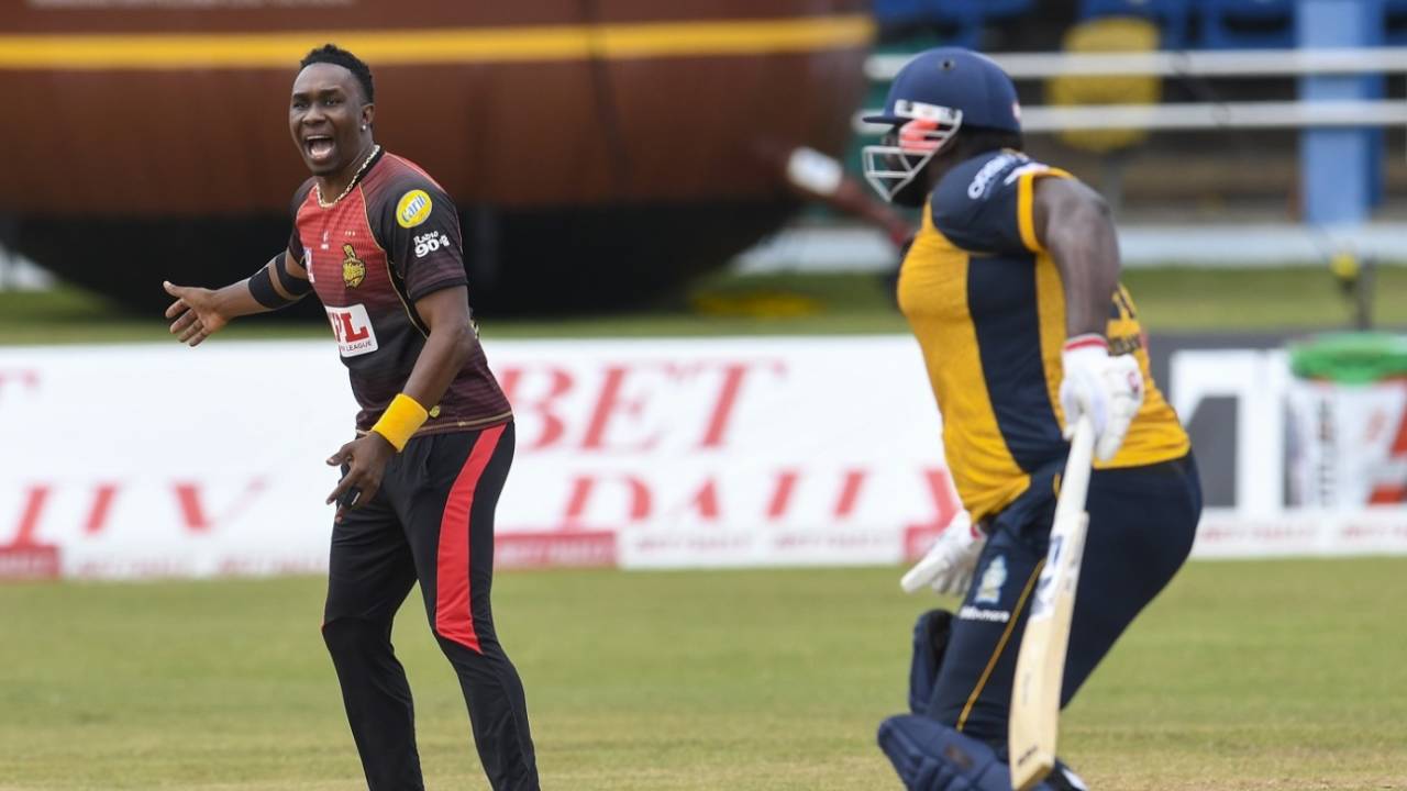 A moment worth the wait: Dwayne Bravo picks up his 500th T20 wicket, Trinbago Knight Riders v St Lucia Zouks, CPL, August 26, 2020