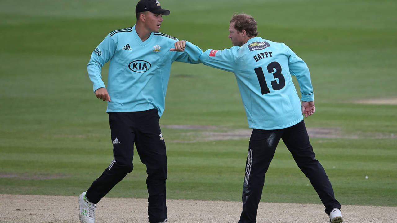 Veteran spinner Gareth Batty was in the wickets, Sussex v Surrey, Vitality Blast, Hove, August 28, 2020