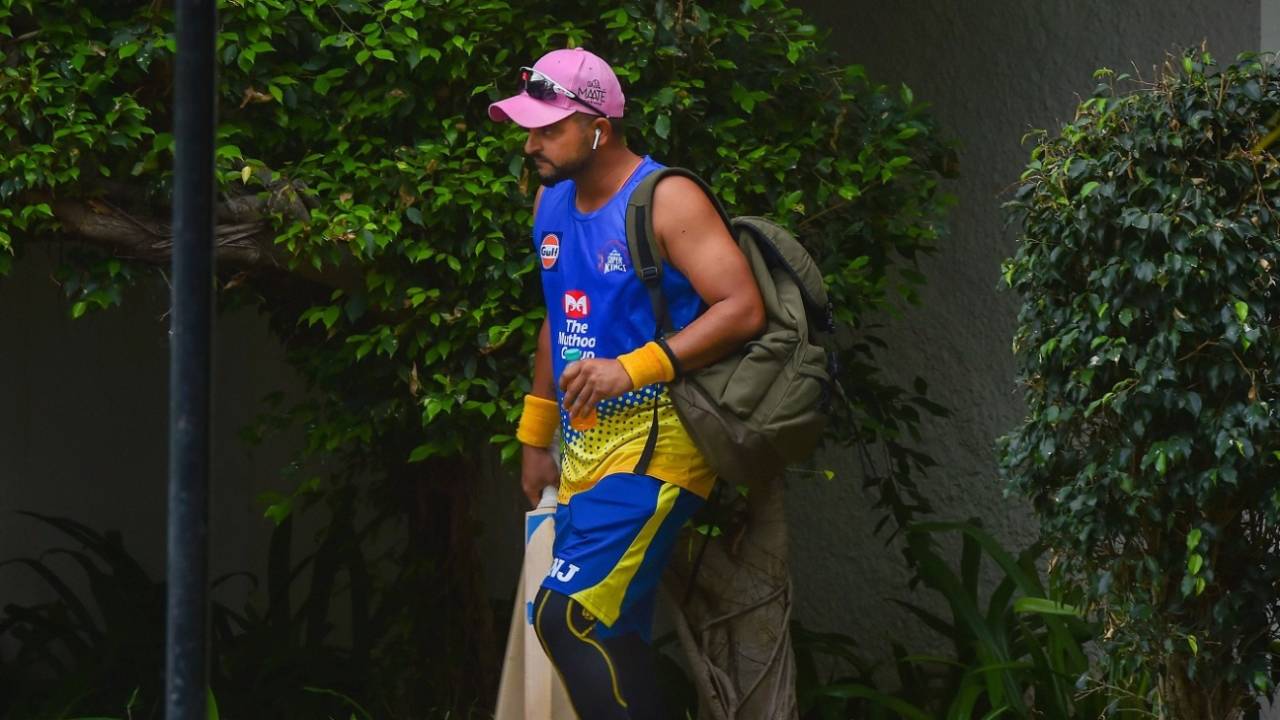 Suresh Raina gears up to train at Chepauk, Chennai, August 19, 2020
