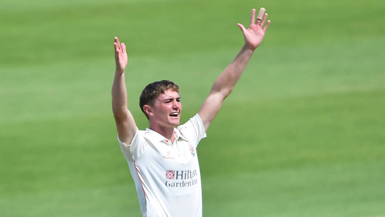 George Balderson claimed a hat-trick as Lancashire swept aside Essex in the fourth innings&nbsp;&nbsp;&bull;&nbsp;&nbsp;Getty Images