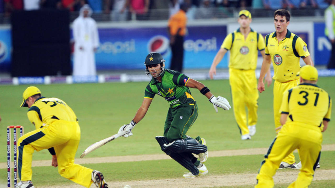 An exciting 2012 T20 between Australia and Pakistan ended with drama on the final ball of the Super Over&nbsp;&nbsp;&bull;&nbsp;&nbsp;AFP