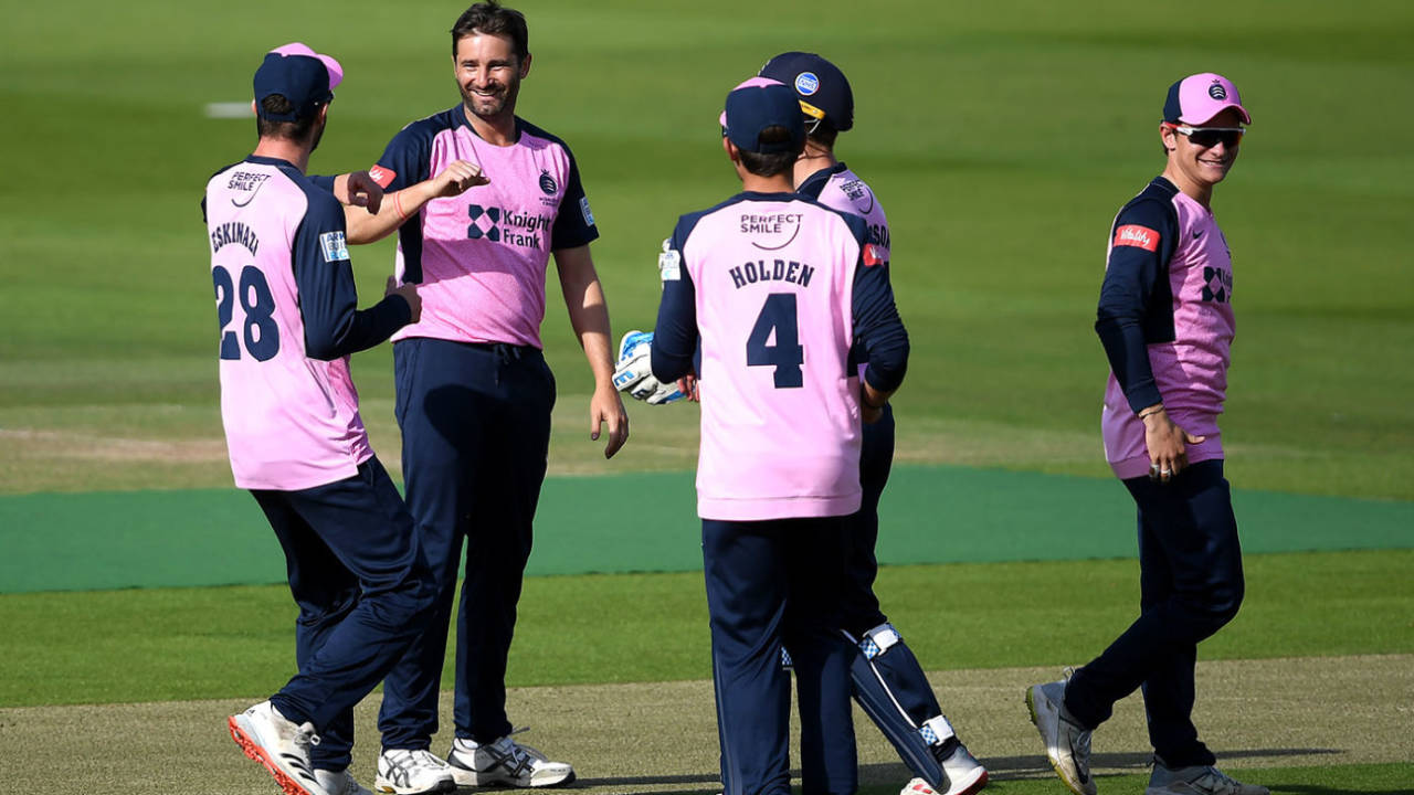 Tim Murtagh was playing his first T20 in four years, Middlesex v Hampshire, Vitality Blast, Lord's, September 12, 2020