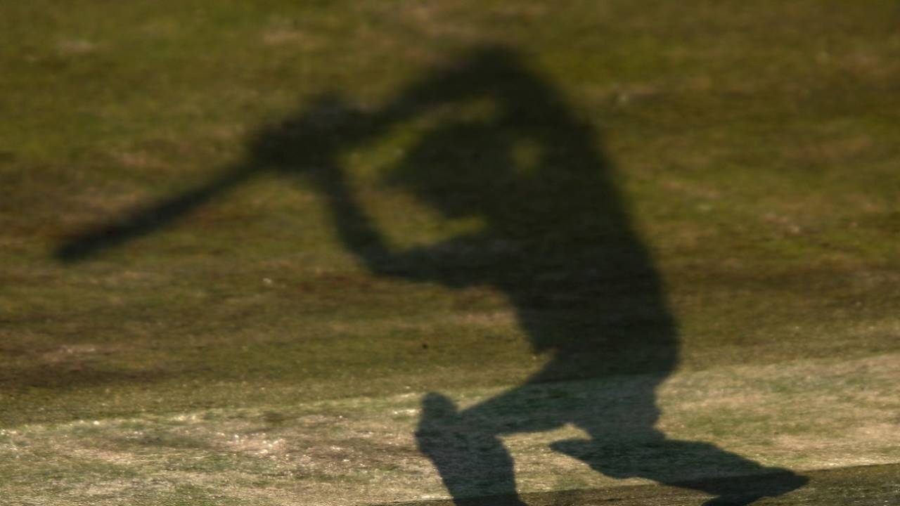 A generic batter shadow in the nets