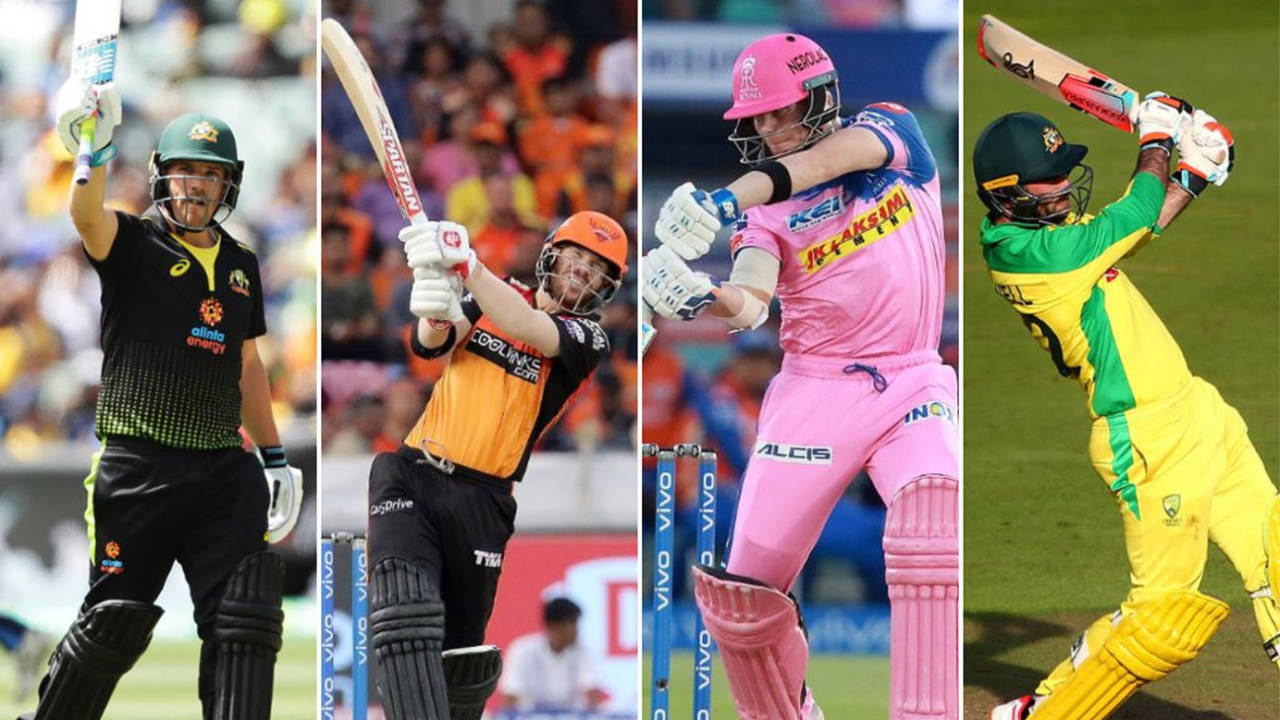 Australia's top order will be on display at the IPL