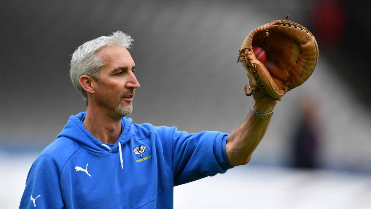 Jason Gillespie's time at Yorkshire spanned both of Azeem Rafiq's spells at the club, Specsavers County Championship Division One, Middlesex v Yorkshire, Lords, September 20, 2016