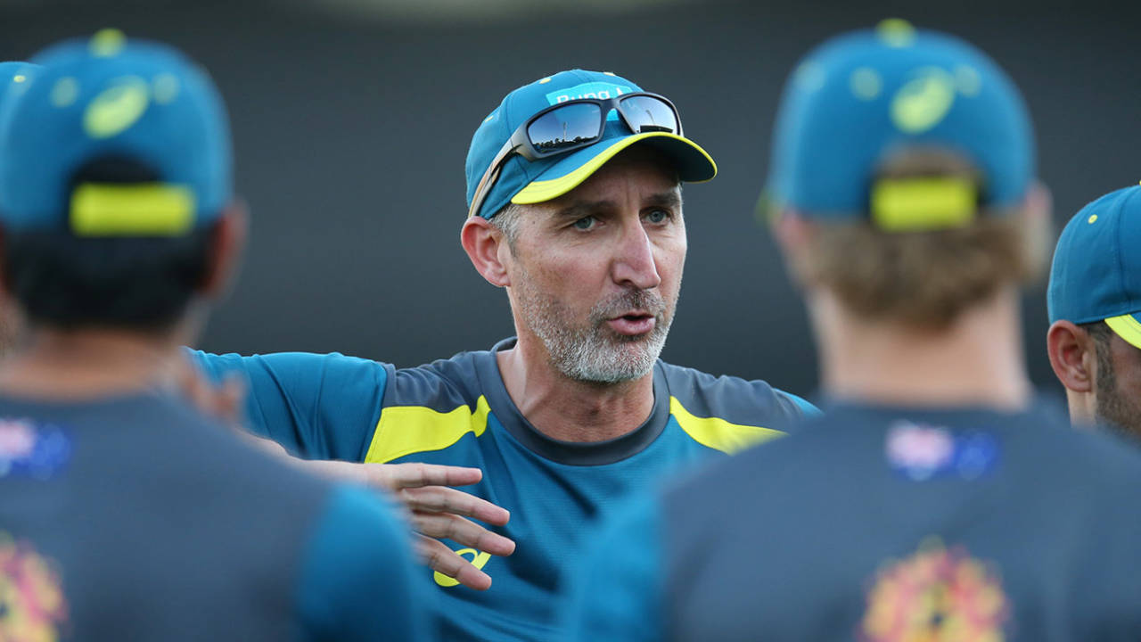 Jason Gillespie as coach of Australia's PM's XI playing Sri Lanka in 2019&nbsp;&nbsp;&bull;&nbsp;&nbsp;Getty Images
