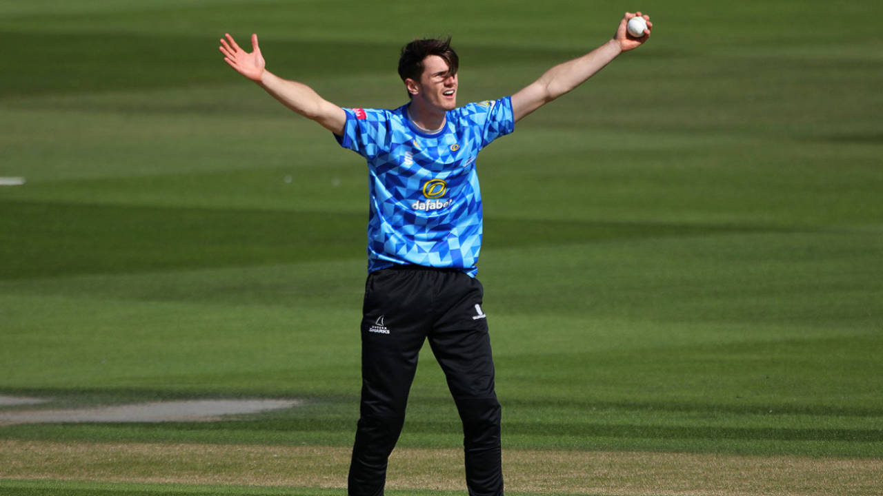 George Garton starred with ball and bat against Middlesex, Sussex v Middlesex, Vitality Blast, September 18, 2020