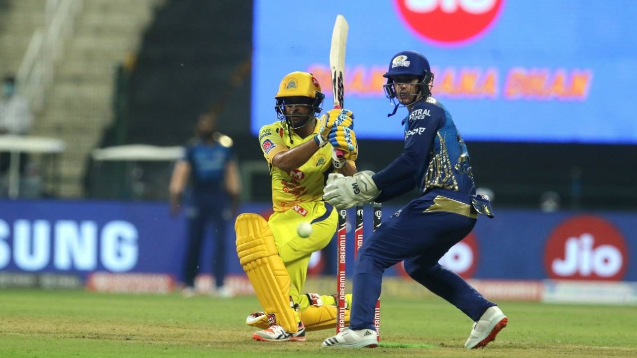 Ambati Rayudu hit a match-winning 48-ball 71, Chennai Super Kings v Mumbai Indians, IPL 2020, Abu Dhabi, September 19, 2019
