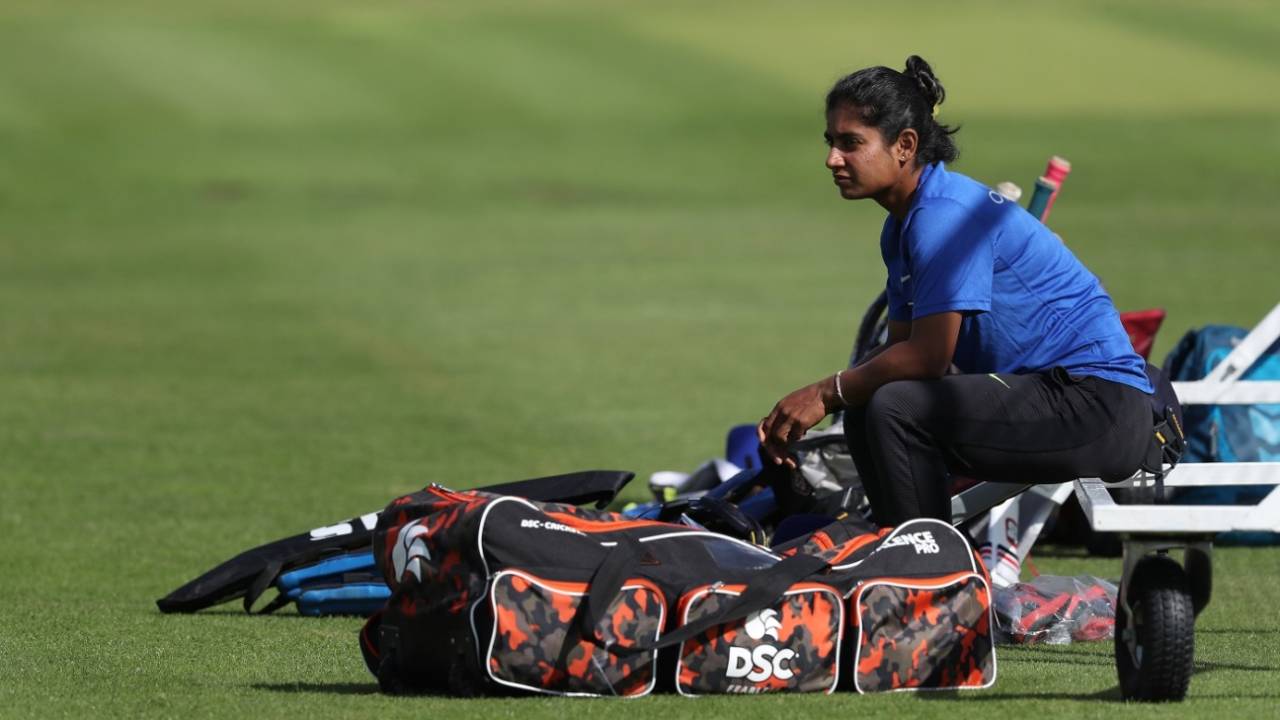 Mithali Raj on the current state of women's cricket in India: "We're having an optimism that we'll have matches, and that's why all of us are still into our fitness training."&nbsp;&nbsp;&bull;&nbsp;&nbsp;ICC/Getty Images