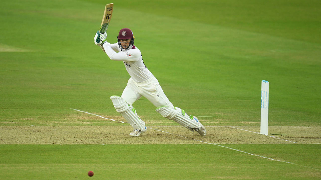 Eddie Byrom flays through the covers, Somerset vs Essex, Bob Willis Trophy final, Day 1, Lord's, September 23, 2020
