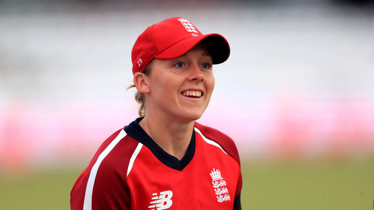 England captain, Heather Knight, England v West Indies, 2nd women's T20I, Derby, September 23, 2020