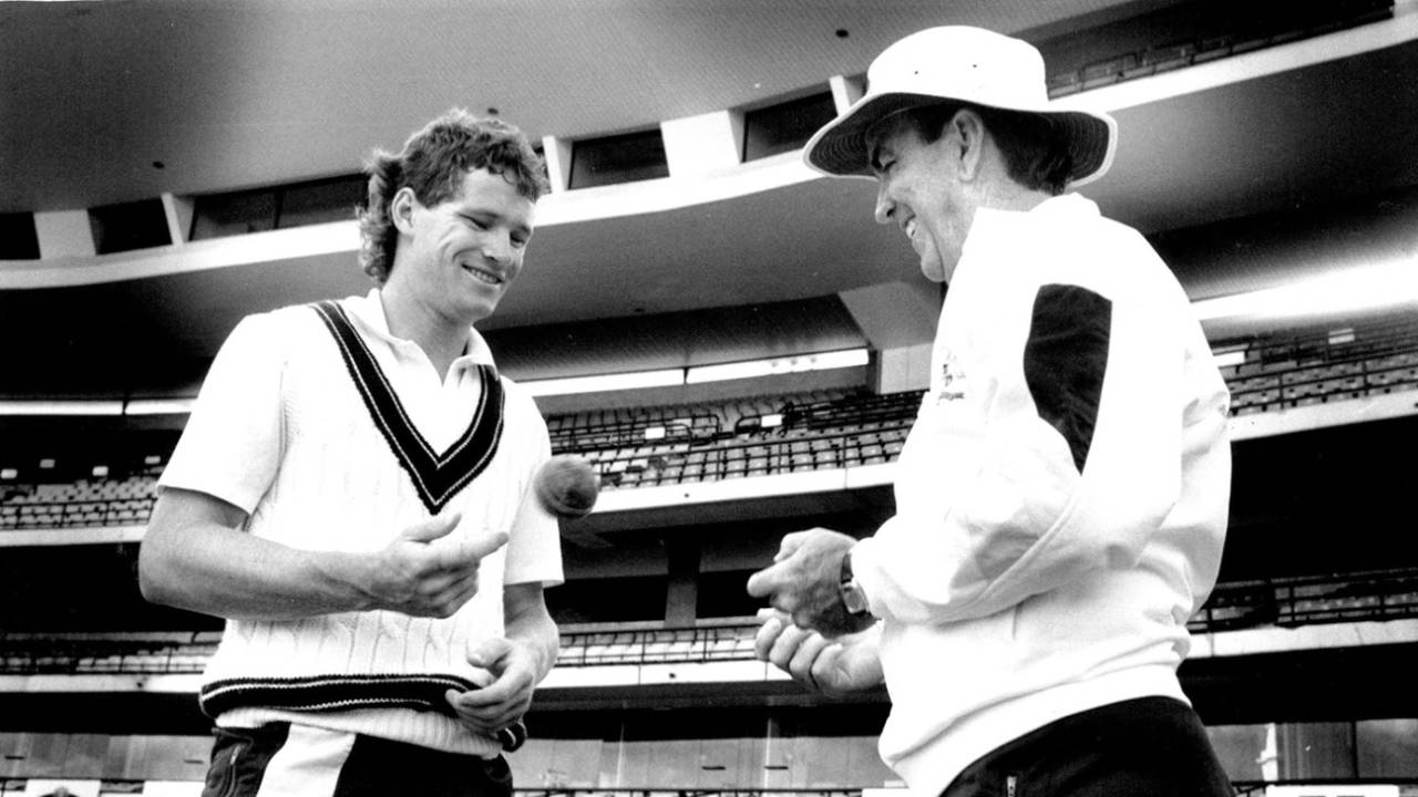 Dean Jones: "You don't have a chance to work on a player in the nets that much. That is what Bob Simpson did. We didn't have an academy at that time, we had good players coming through. Simmo's law was perfect at that time"&nbsp;&nbsp;&bull;&nbsp;&nbsp;Elizabeth Dobbie/Fairfax Media/Getty Images