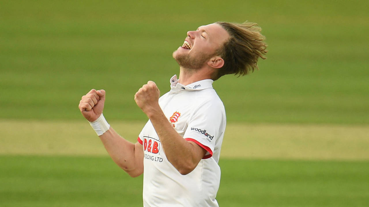 Sam Cook took a five-wicket haul, Somerset vs Essex, Bob Willis Trophy final, Day 2, Lord's, September 24, 2020