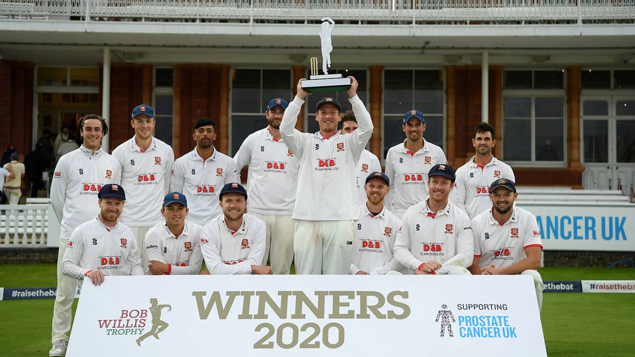 Essex were crowned inaugural BWT champions, Somerset vs Essex, Bob Willis Trophy final, 5th day, Lord's, September 27, 2020