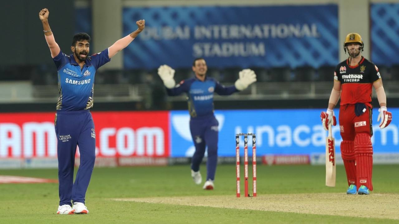 Jasprit Bumrah and AB de Villiers have had some excellent clashes in the IPL, Mumbai Indians vs Royal Challengers Bangalore, IPL 2020, Dubai, September 29, 2020