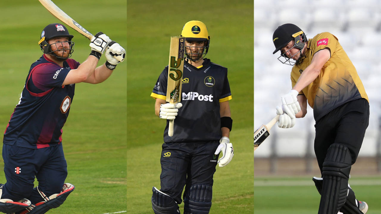 Paul Stirling, Andy Balbirnie and Gareth Delany were three of the nine overseas players in this season's T20 Blast&nbsp;&nbsp;&bull;&nbsp;&nbsp;Getty Images