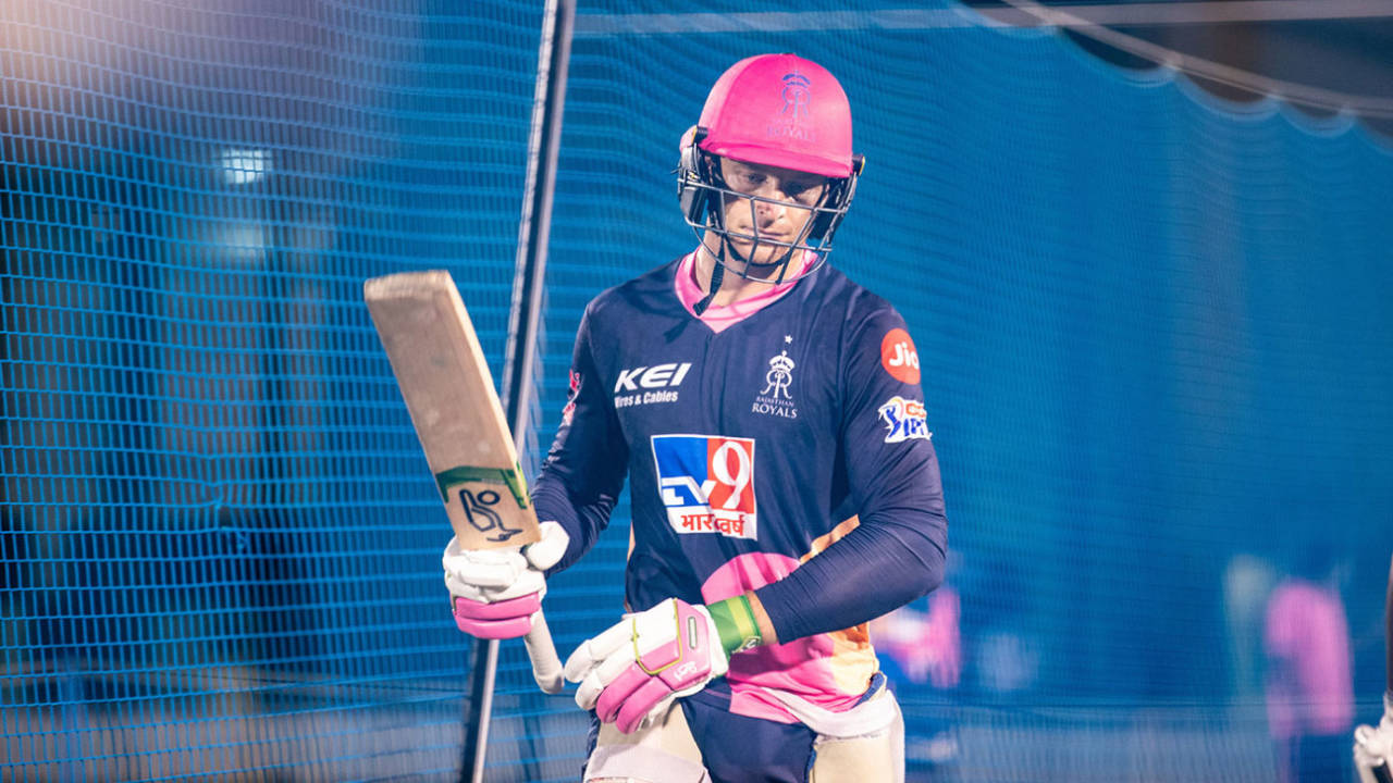 Jos Buttler in the nets for Rajasthan Royals&nbsp;&nbsp;&bull;&nbsp;&nbsp;Rajasthan Royals