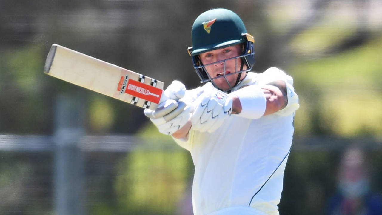 Ben McDermott anchored Tasmania's first innings&nbsp;&nbsp;&bull;&nbsp;&nbsp;Getty Images