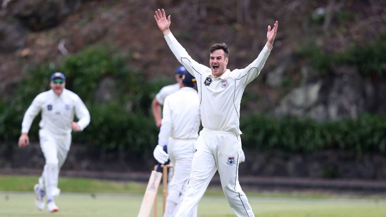 Ben Lister became the first Covid replacement player, Auckland v Otago, Plunket Shield, Eden Park No. 2, October 20, 2020