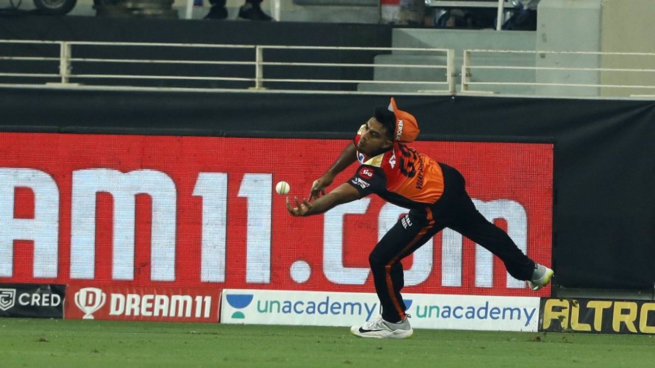 Vijay Shankar dropped Ben Stokes when the latter was on 17, Rajasthan Royals vs Sunrisers Hyderabad, IPL 2020, Dubai, October 22, 2020