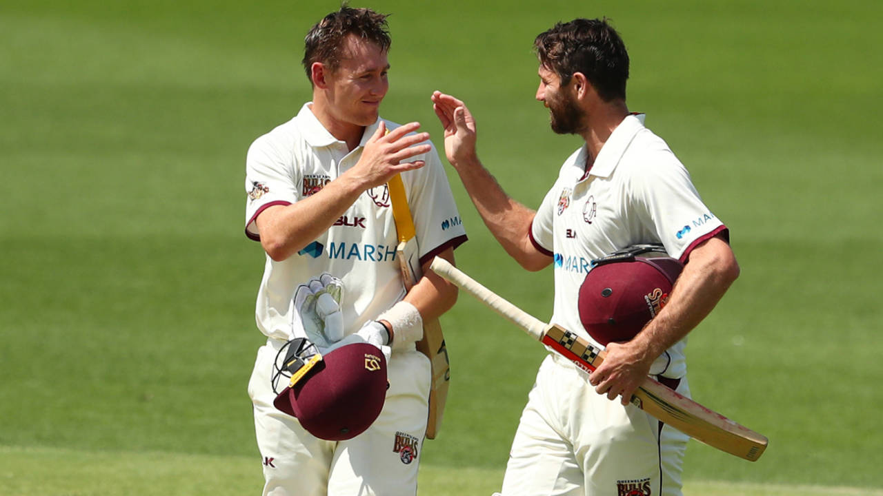 Marnus Labuschagne and Michael Neser guided Queensland to victory, Queensland v South Australia, Sheffield Shield, Brisbane, October 21, 2019