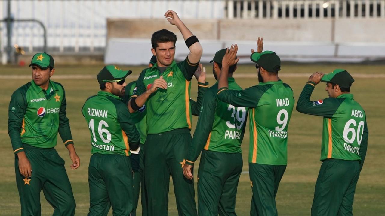 Shaheen Afridi sent back the Zimbabwe openers by the fifth over&nbsp;&nbsp;&bull;&nbsp;&nbsp;AFP via Getty Images