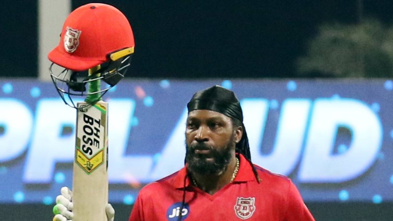Chris Gayle - the boss even when he's out for 99, Kings XI Punjab vs Rajasthan Royals, IPL 2020, Abu Dhabi, October 30, 2020