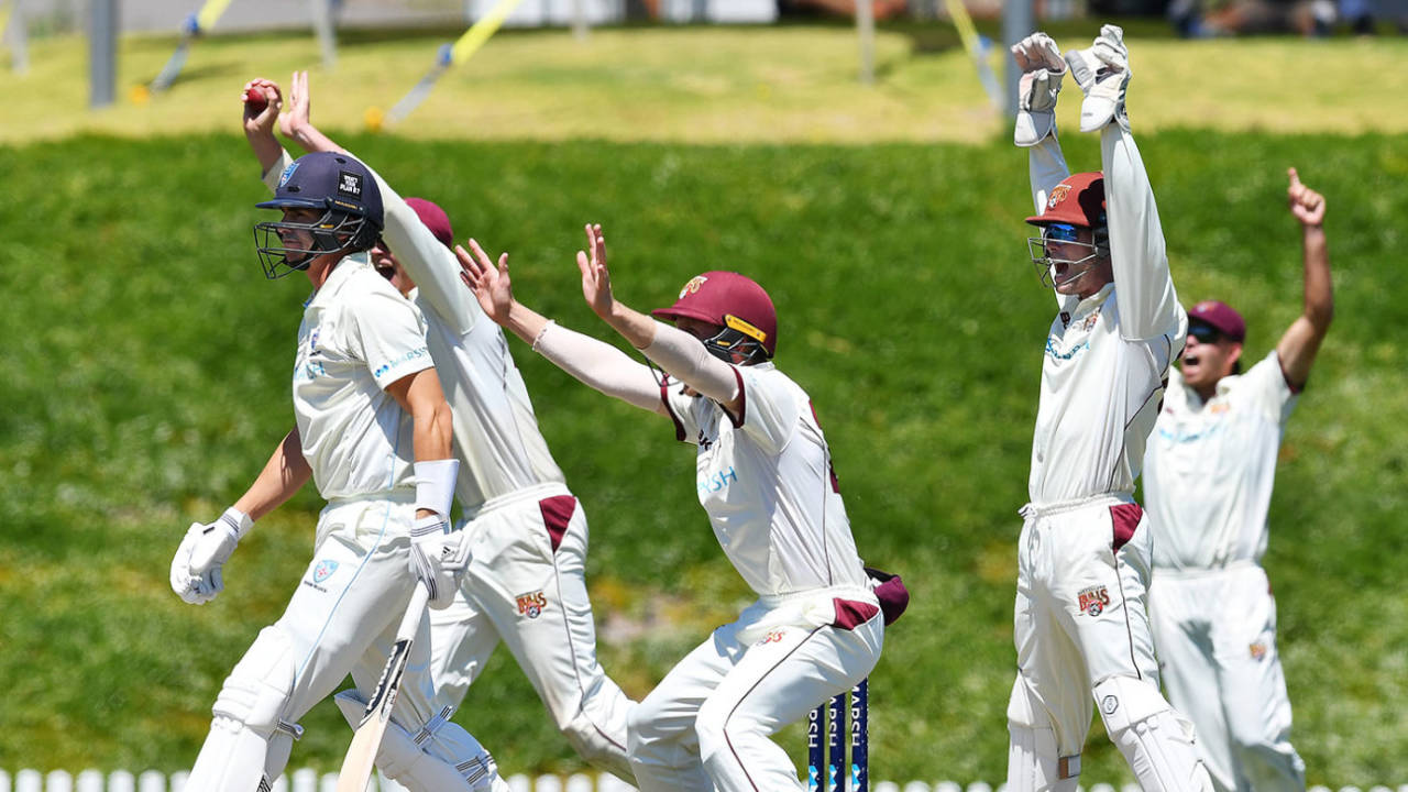 It was a gripping finish as New South Wales collapsed, New South Wales v Queensland, Sheffield Shield, Karen Rolton Oval, November 2, 2020
