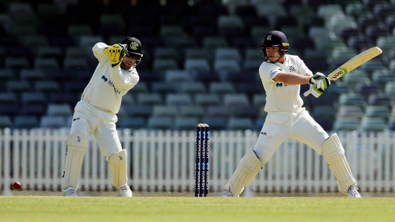 Will Pucovski made a double-century in a record-breaking Shield stand of 486 with Marcus Harris&nbsp;&nbsp;&bull;&nbsp;&nbsp;Getty Images