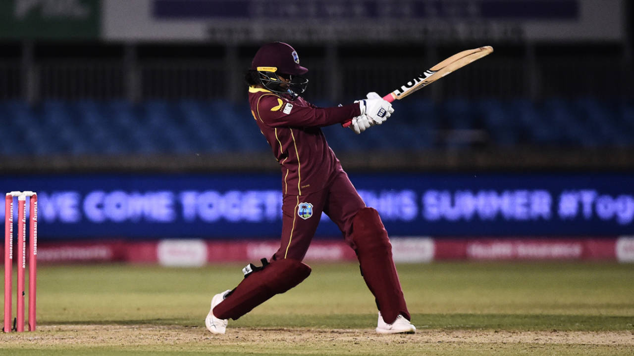 Sheneta Grimmond has played seven ODIs and nine T20Is so far for West Indies Women&nbsp;&nbsp;&bull;&nbsp;&nbsp;Nathan Stirk/Getty Images