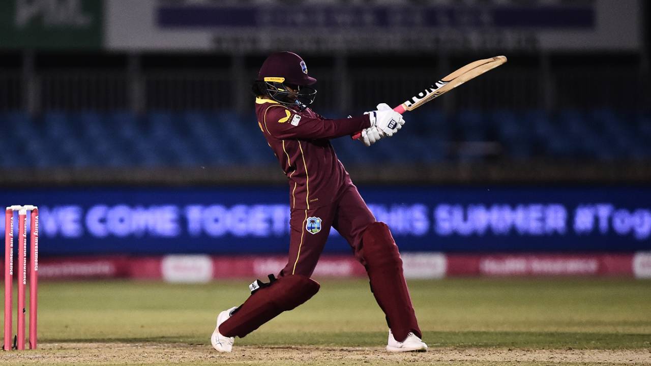 Sheneta Grimmond pulls, England v West Indies, 4th T20I, Derby, September 28, 2020