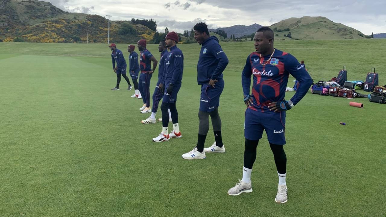 West Indies players prepare for the T20I series against New Zealand