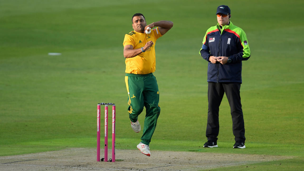 Samit Patel claimed 3 for 4 from four overs&nbsp;&nbsp;&bull;&nbsp;&nbsp;Getty Images