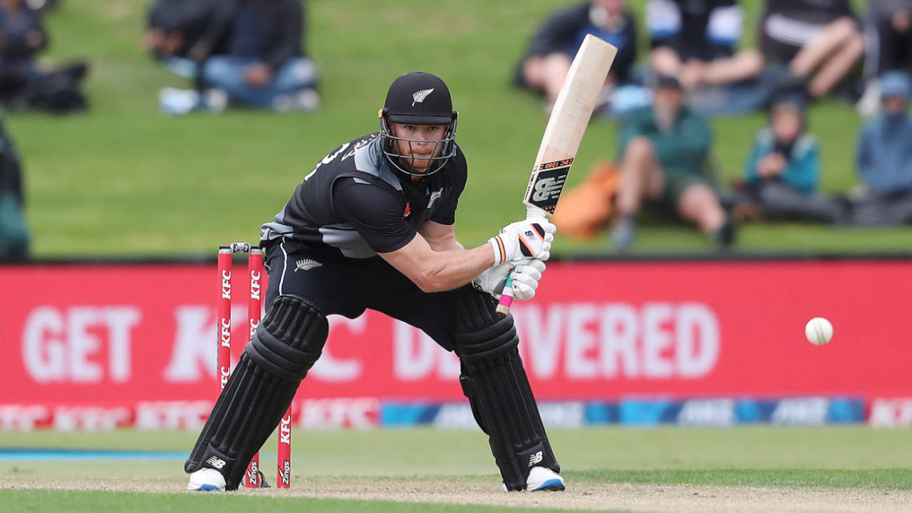 Glenn Phillips shapes for a reverse hit, New Zealand vs West Indies, 2nd T20I, Mount Maunganui, November 29, 2020