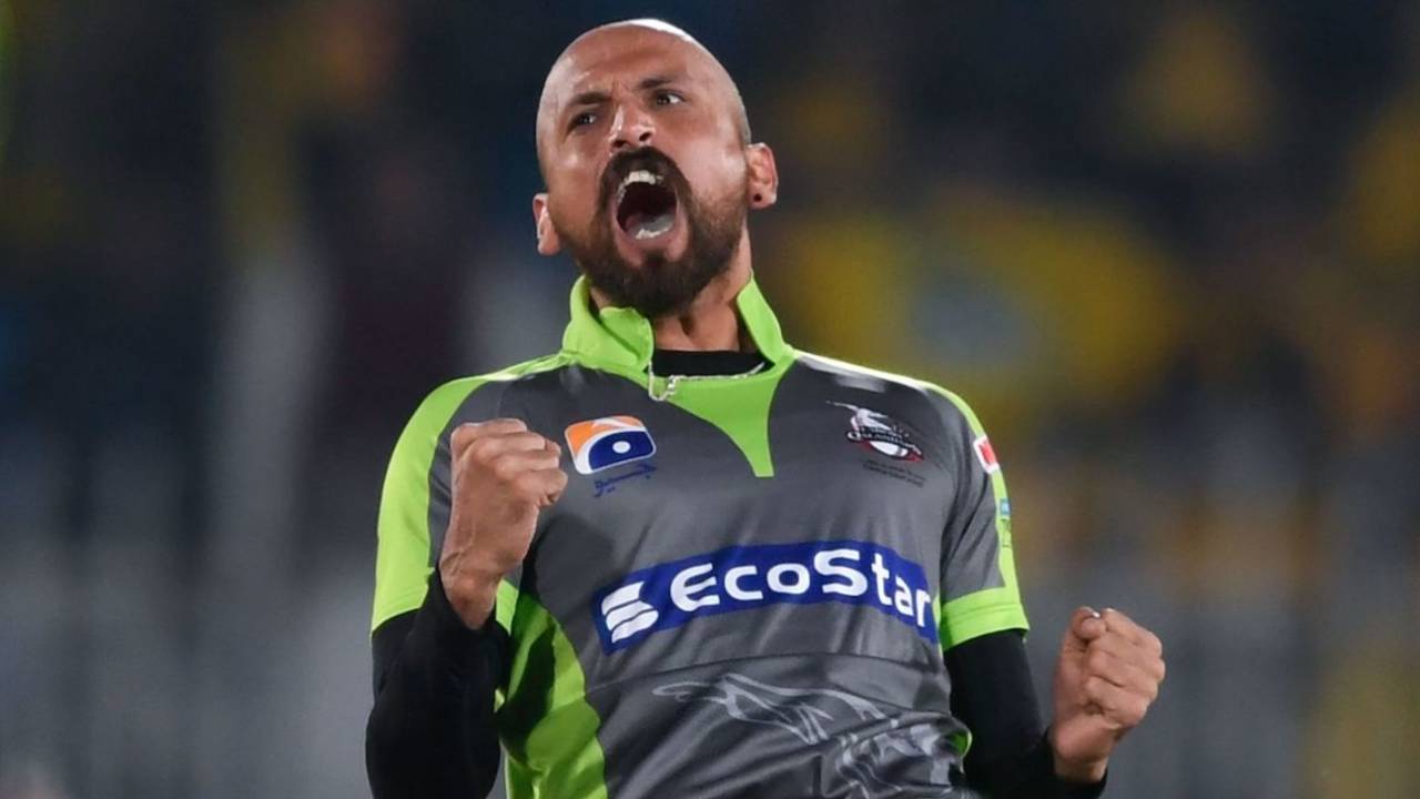 Dilbar Hussain celebrates a wicket&nbsp;&nbsp;&bull;&nbsp;&nbsp;Getty Images