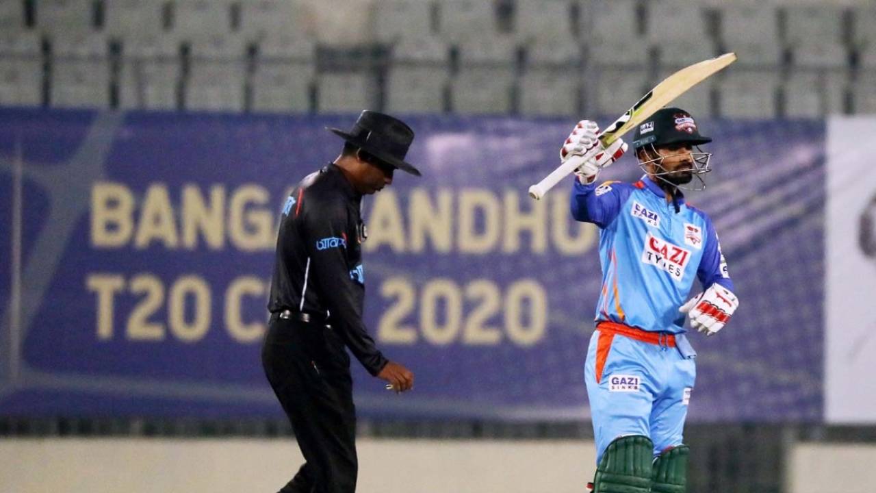 Liton Das slammed a 53-ball 78, Gazi Group Chattogram vs Minister Rajshahi, Bangabandhu T20 Cup, Dhaka, December 2, 2020