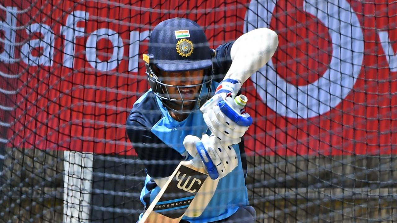 Shubman Gill bats in the nets at the MCG, Melbourne, December 24, 2020