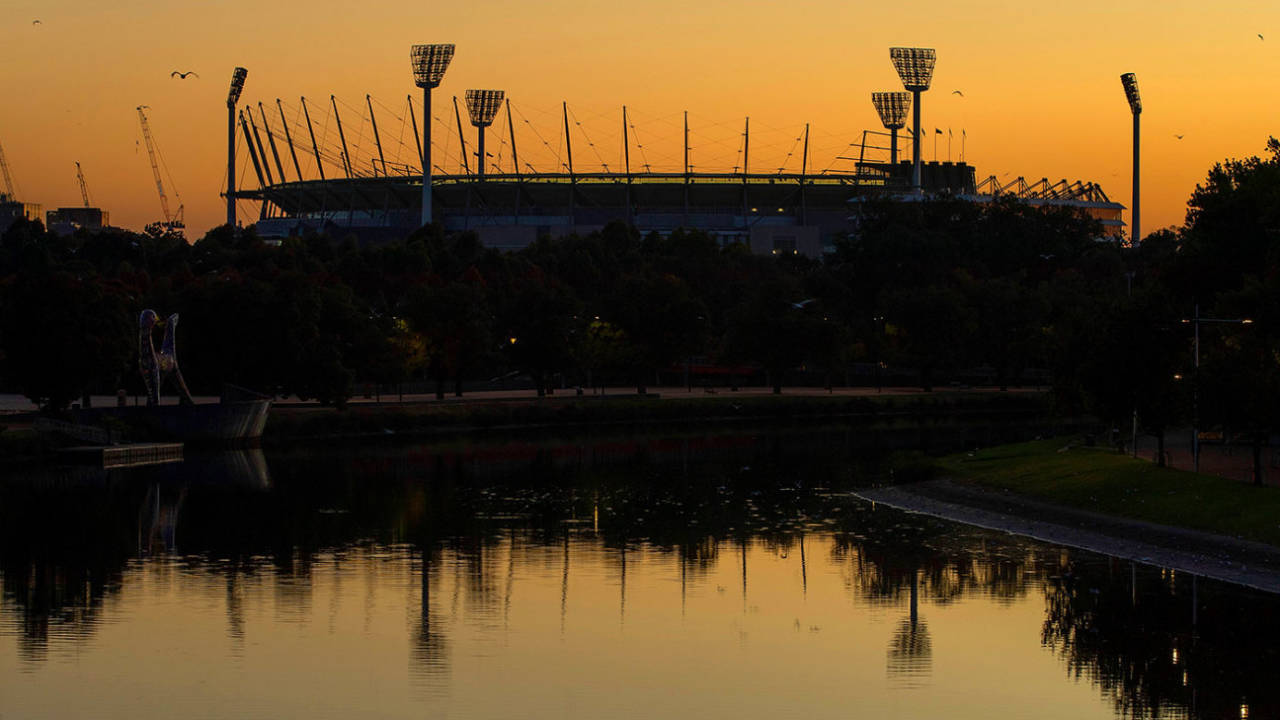 Sunrise over the MCG, Australia vs India, 2nd Test, MCG, December 26, 2020