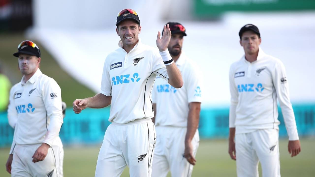 When Tim Southee led his side off the field, you could see the slight discomfort at being the focus of attention&nbsp;&nbsp;&bull;&nbsp;&nbsp;Getty Images