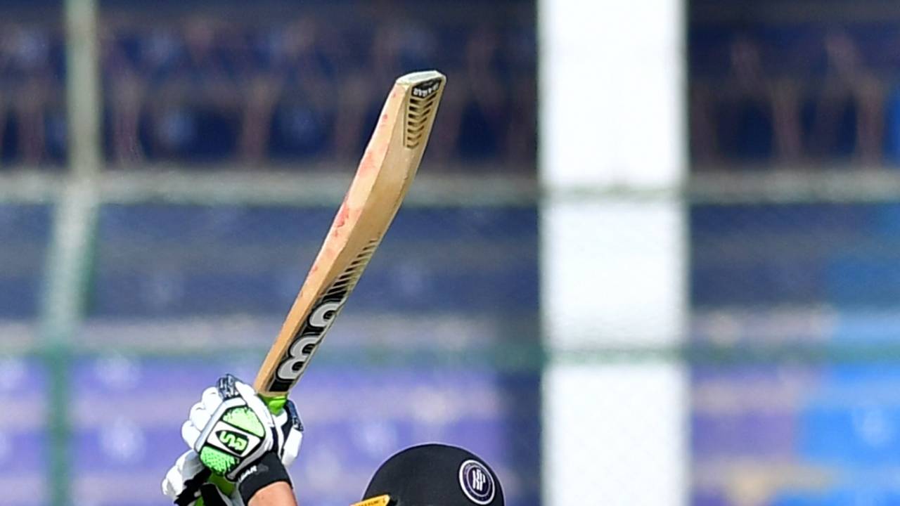 Israrullah hits over the top, Khyber Pakhtunkhwa vs Central Punjab, QeA final, Karachi, January 3, 2021
