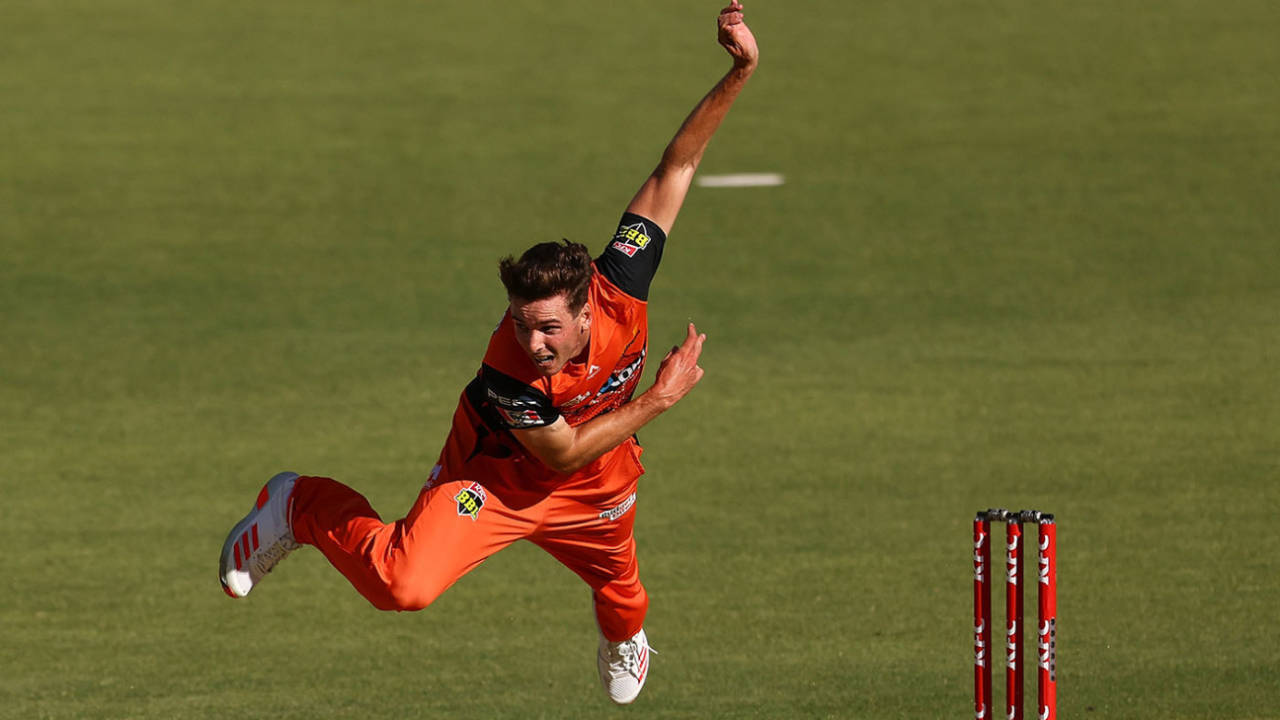 Jhye Richardson is the BBL's leading wicket-taker this season, Perth Scorchers vs Hobart Hurricanes, Big Bash League, January 12, 2021
