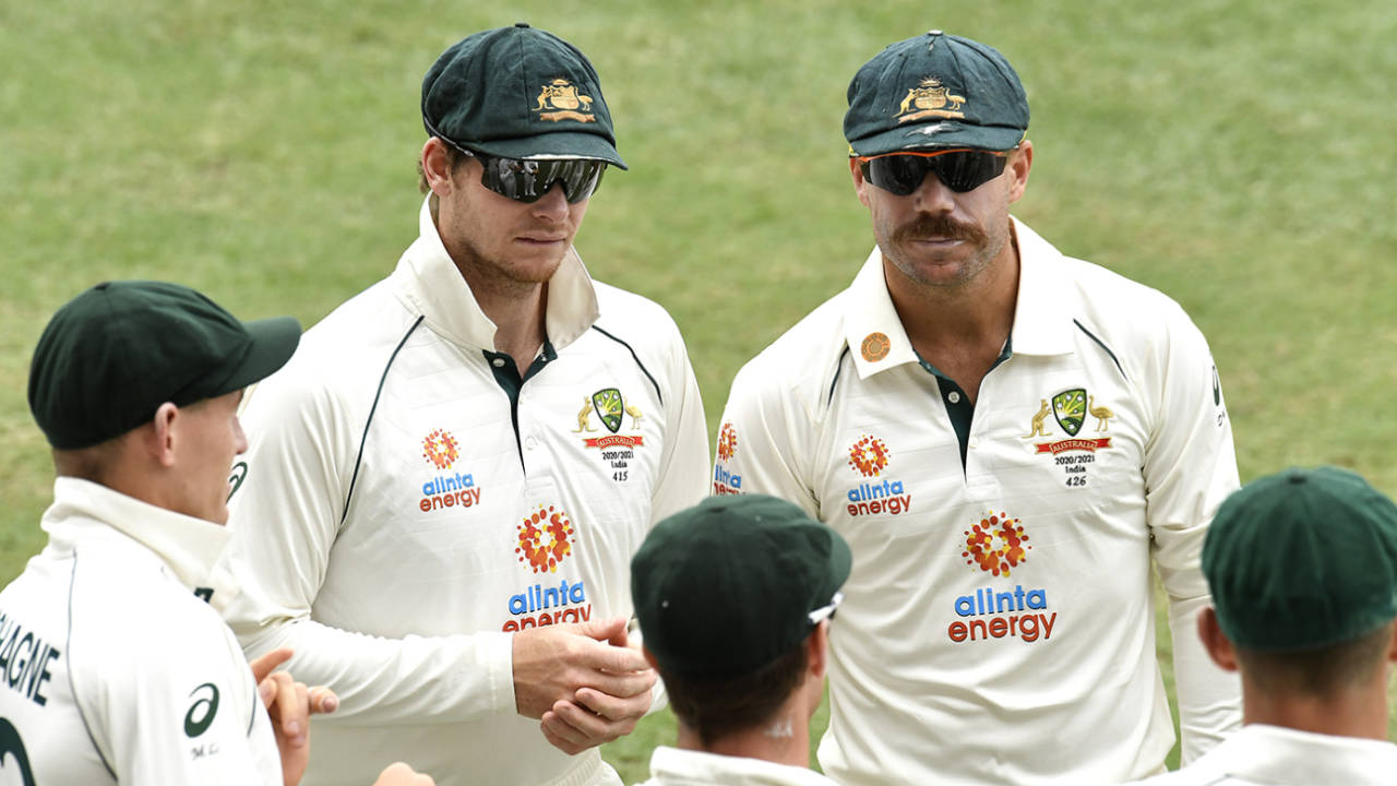 File photo: Steven Smith on David Warner's 'difficult week': 'He's got our full support. Hopefully he can have a really big series for us against South Africa with the bat'&nbsp;&nbsp;&bull;&nbsp;&nbsp;Cricket Australia via Getty Images