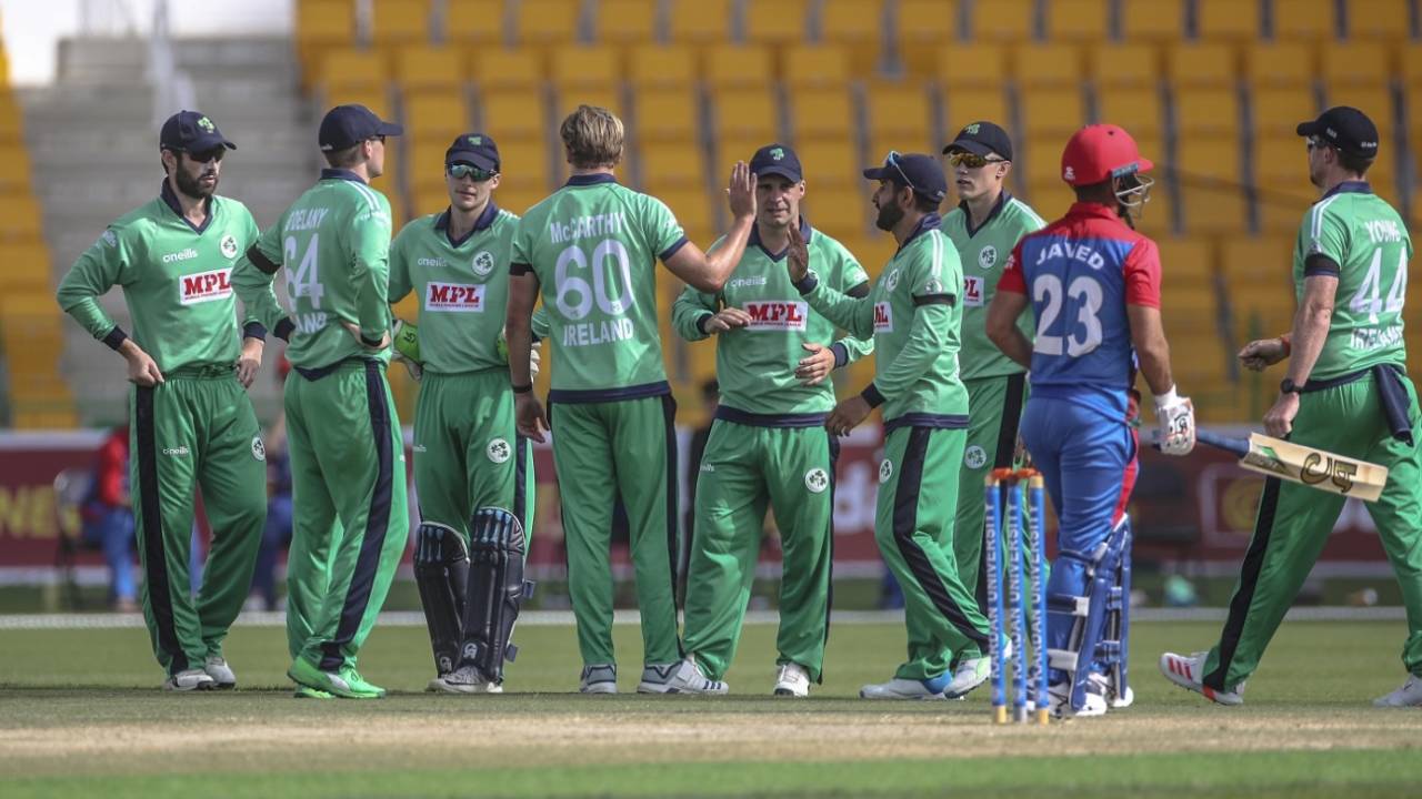 Barry McCarthy got rid of Javed Ahmadi in his first over, Afghanistan vs Ireland, 2nd ODI, Abu Dhabi, January 24, 2021