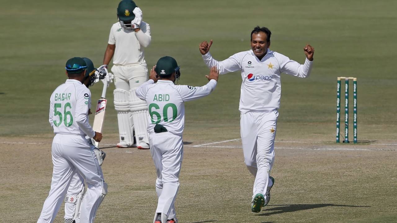 The 34-year-old Nauman Ali picked up a five-for on debut&nbsp;&nbsp;&bull;&nbsp;&nbsp;Associated Press