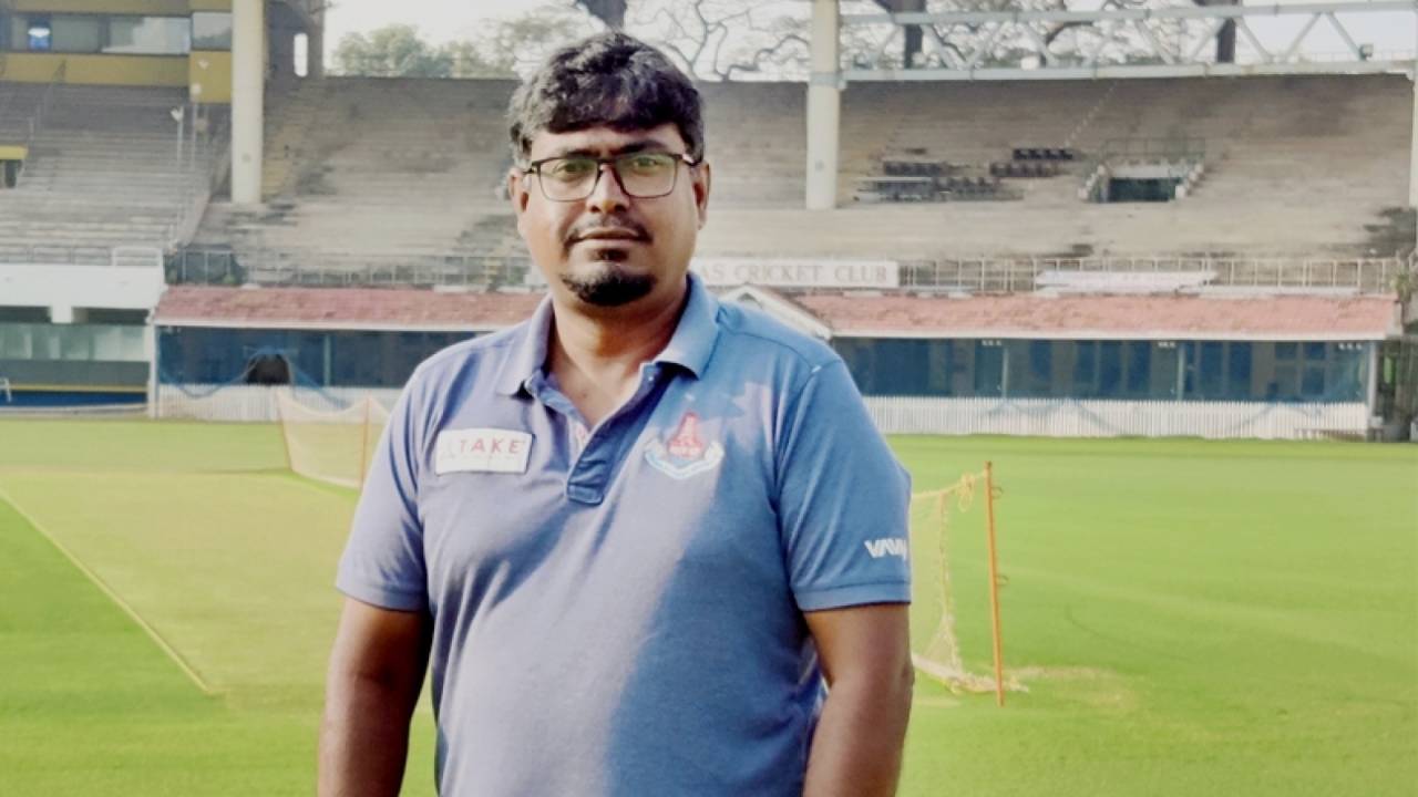 V Ramesh Kumar is the curator at M Chidambaram Stadium for the India vs England Tests